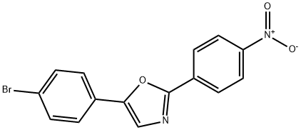 5-(4-溴-苯基)-2-(4-硝基苯基)-噁唑 结构式