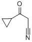 3-环丙基-3-氧代丙腈 结构式