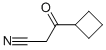 3 - 环丁基-3 - 氧代丙腈 结构式