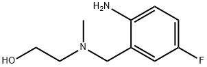 2-[(2-Amino-5-fluorobenzyl)(methyl)amino]-1-ethanol 结构式