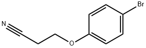 3-(4-溴苯氧基)丙腈 结构式