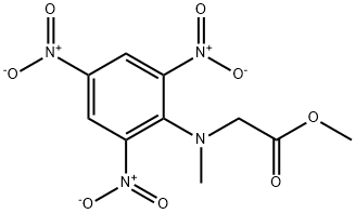 N-Methyl-N-(2,4,6-trinitrophenyl)-glycinemethylester 结构式