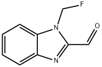 1-(氟甲基)-1H-苯并咪唑-2-甲醛 结构式