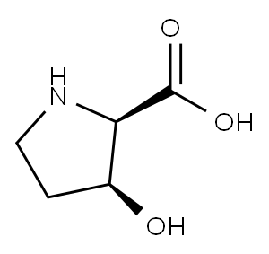 顺式-3-羟基-D-脯氨酸 结构式