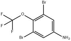 3,5-dibromo-4-(trifluoromethoxy)aniline 结构式