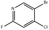 5-溴-4-氯-2-氟吡啶 结构式
