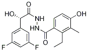(ALPHAS)-3,5-二氟-ALPHA-羟基苯乙酸 2-(2-乙基-4-羟基-3-甲基苯甲酰基)肼 结构式