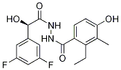 (ALPHAR)-3,5-二氟-ALPHA-羟基苯乙酸 2-(2-乙基-4-羟基-3-甲基苯甲酰基)肼 结构式