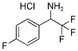 2,2,2-三氟-1-(4-氟苯基)乙基氨盐酸盐 结构式