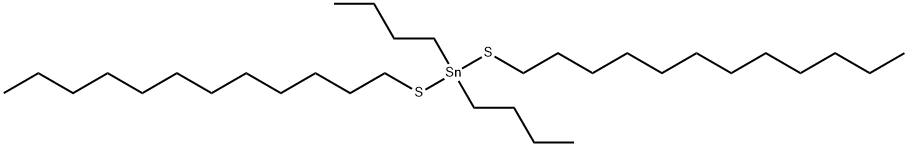 二(十二烷硫基)二丁基锡 结构式