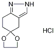 2',4',6',7'-四氢螺[1,3-二氧戊环-2,5'-吲唑]盐酸盐 结构式