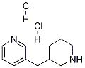 3-哌啶-3-基甲基吡啶二盐酸盐 结构式