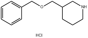 3-[(BENZYLOXY)METHYL]PIPERIDINE HYDROCHLORIDE 结构式