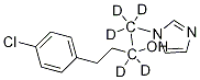 4-(4-Chlorophenyl)-1-imidazol-1-yl-(butan-D5)-2-ol 结构式