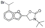 3-(tert-Butyl-d9)-5-[7-(bromoethyl)-2-benzofuranyl]-2-oxazolidinone (Mixture of Diastereomers) 结构式