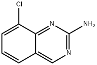 8-氯喹唑啉-2-胺 结构式