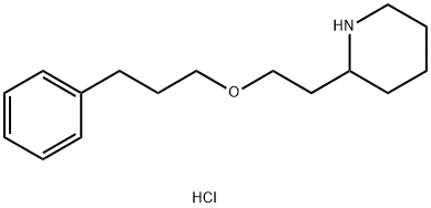 2-[2-(3-Phenylpropoxy)ethyl]piperidinehydrochloride 结构式