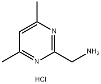 C-(4,6-Dimethyl-pyrimidin-2-yl)-methylamine dihydrochloride 结构式