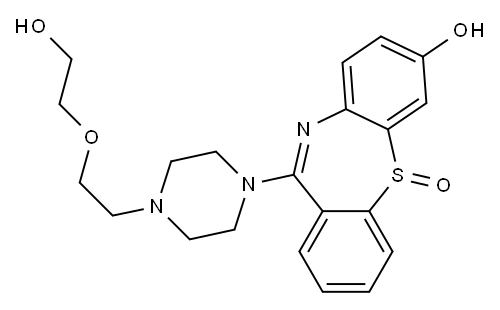 7-羟基喹硫平 硫-氧化合物杂质 结构式
