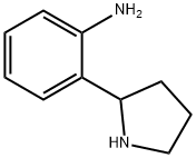 2-(2-吡咯烷基)苯胺 结构式