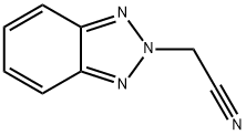 2-(2H-苯并[D][1,2,3]三唑-2-基)乙腈 结构式