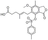 4'-TOSYL MYCOPHENOLIC ACID-D3 结构式