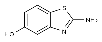 2-氨基-5-羟基苯并噻唑 结构式