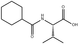 2-[(CYCLOHEXYLCARBONYL)AMINO]-3-METHYLBUTANOIC ACID 结构式