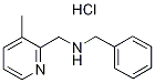 Benzyl-(3-methyl-pyridin-2-ylmethyl)-aminehydrochloride 结构式