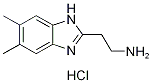 2-(5,6-Dimethyl-1H-benzoimidazol-2-yl)-ethylaminehydrochloride 结构式