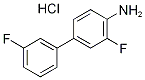 3,3'-DIFLUORO[1,1'-BIPHENYL]-4-YLAMINEHYDROCHLORIDE 结构式