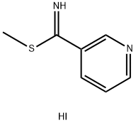 S-甲基 吡啶-3-碳硫亚胺碘化氢盐 结构式