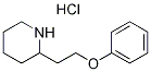 2-(2-Phenoxyethyl)piperidine hydrochloride 结构式
