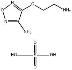 4-(2-Amino-ethoxy)-furazan-3-ylamine sulfate 结构式