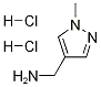 4-(氨基甲基)-1-甲基吡唑盐酸盐 结构式
