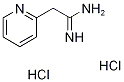 2-(吡啶-2-基)乙酰亚胺二盐酸盐 结构式