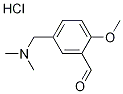 5-Dimethylaminomethyl-2-methoxy-benzaldehydehydrochloride 结构式
