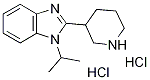 2-(哌啶-3-基)-1-(丙烷-2-基)-1H-1,3-苯并二唑二盐酸 结构式