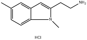 [2-(1,5-dimethyl-1H-indol-2-yl)ethyl]amine hydrochloride 结构式