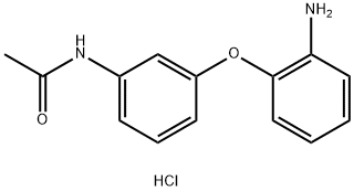 N-(3-(2-氨基苯氧基)苯基)乙酰胺盐酸盐 结构式