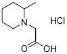 (2-METHYL-PIPERIDIN-1-YL)-ACETIC ACIDHYDROCHLORIDE 结构式