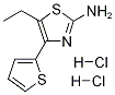 5-ETHYL-4-THIOPHEN-2-YL-THIAZOL-2-YLAMINEDIHYDROCHLORIDE 结构式