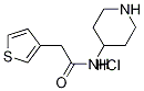 N-4-哌啶基-3-噻吩乙酰胺盐酸盐 结构式