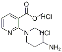 2-(4-氨基-1-哌啶基)-3-吡啶羧酸甲酯盐酸盐 结构式