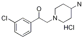 ALPHA-(3-氯苯基)-1-哌嗪乙醇盐酸盐 结构式