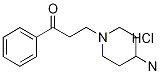 3-(4-氨基-1-哌啶基)-1-苯基-1-丙酮盐酸盐 结构式