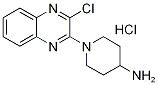1-(3-氯-2-喹喔啉基)-4-哌啶胺盐酸盐 结构式