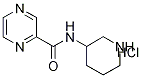 N-3-哌啶基-2-吡嗪甲酰胺盐酸盐 结构式