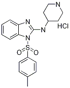 1-[(4-甲基苯基)磺酰基]-N-4-哌啶基-1H-苯并咪唑-2-胺盐酸盐 结构式