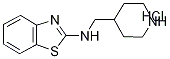 N-(4-哌啶基甲基)-2-苯并噻唑胺盐酸盐 结构式